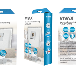 4 SACCHETTI VIVAX PER ASPIRAPOLVERE DB2330